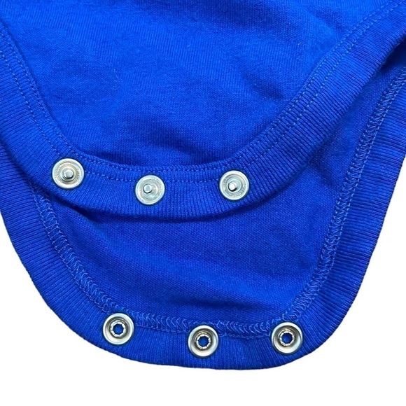 Bright blue Garanimals onesie. EUC. O-3 months - Picture 6 of 6
